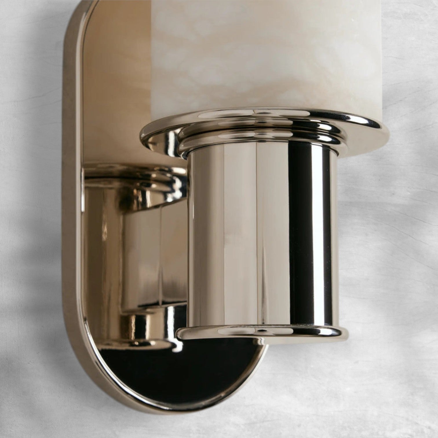 Harlin Alabaster Modern Wall Sconce