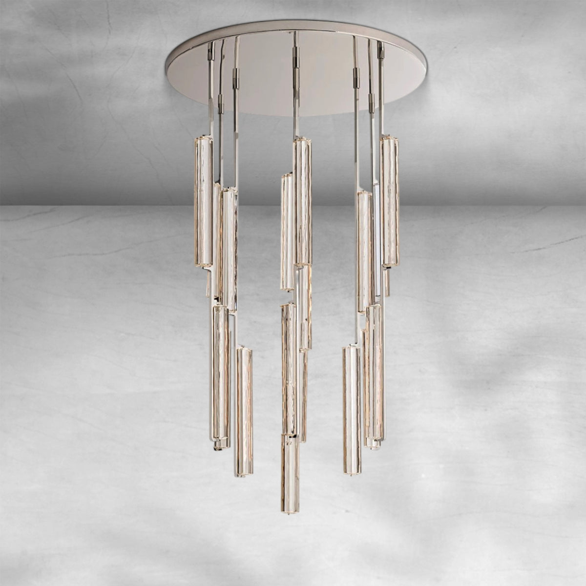 Aureon Crystal Round Chandelier