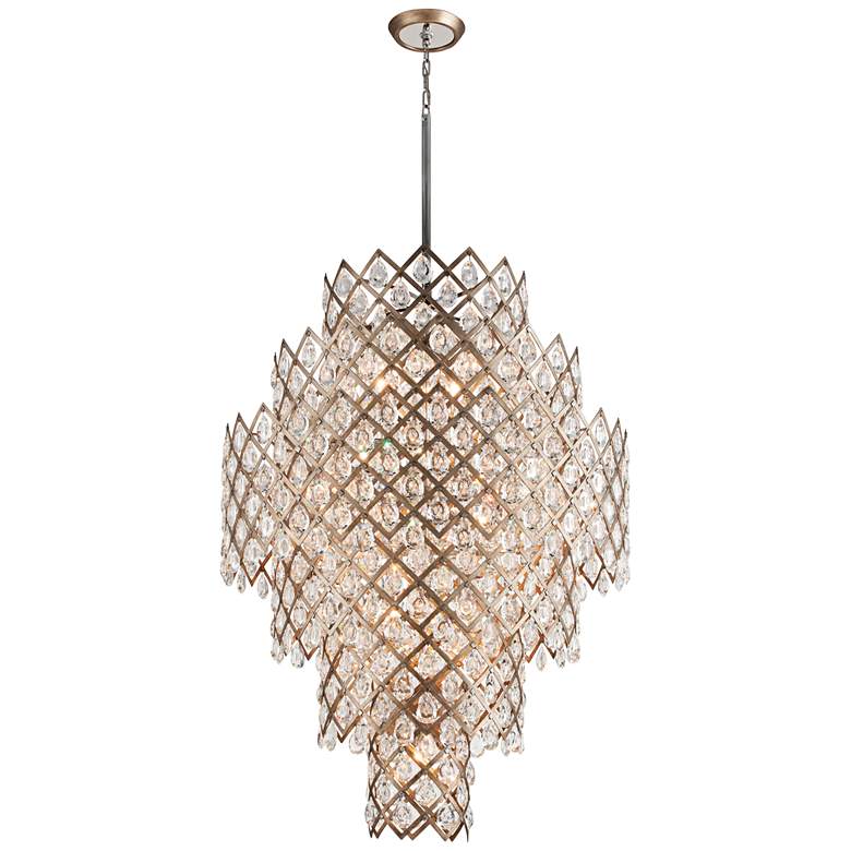 Corbett Tiara 44 3/4" Wide Vienna Bronze Pendant Light