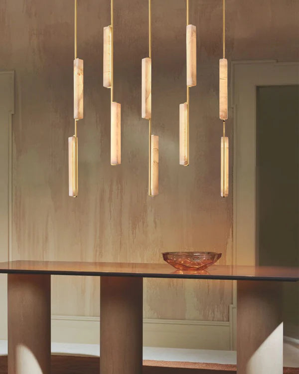 Aureon Alabaster Linear Chandelier