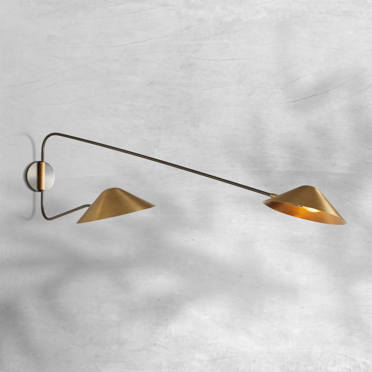 Simms Long Arm 2-Light Wall Sconce