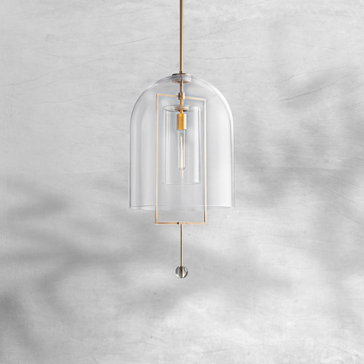 Fable Glass Pendant Light 28"H, 32"H