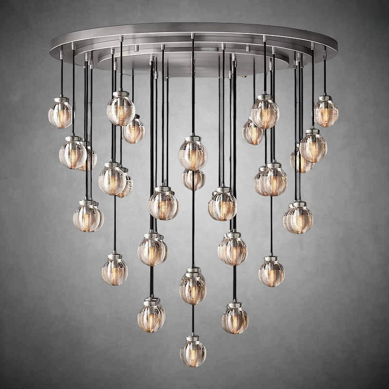 Perla Round Chandelier 48"