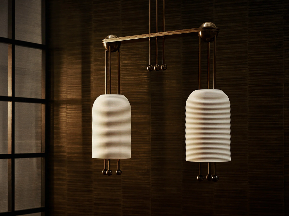 PATUS LANTERN 2 PENDANT W37” x D9"