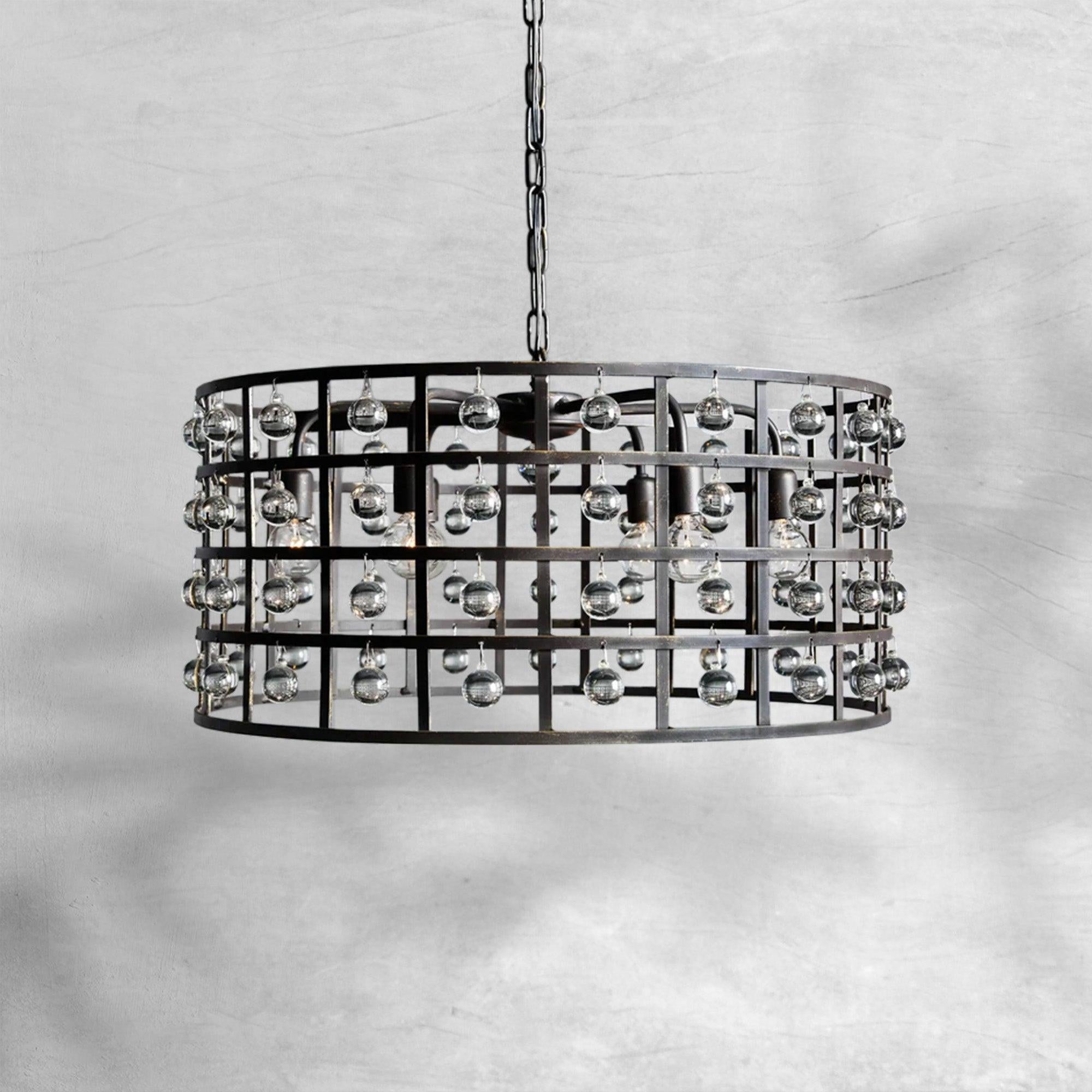 La Cage Round Chandelier 6/8/12 Light