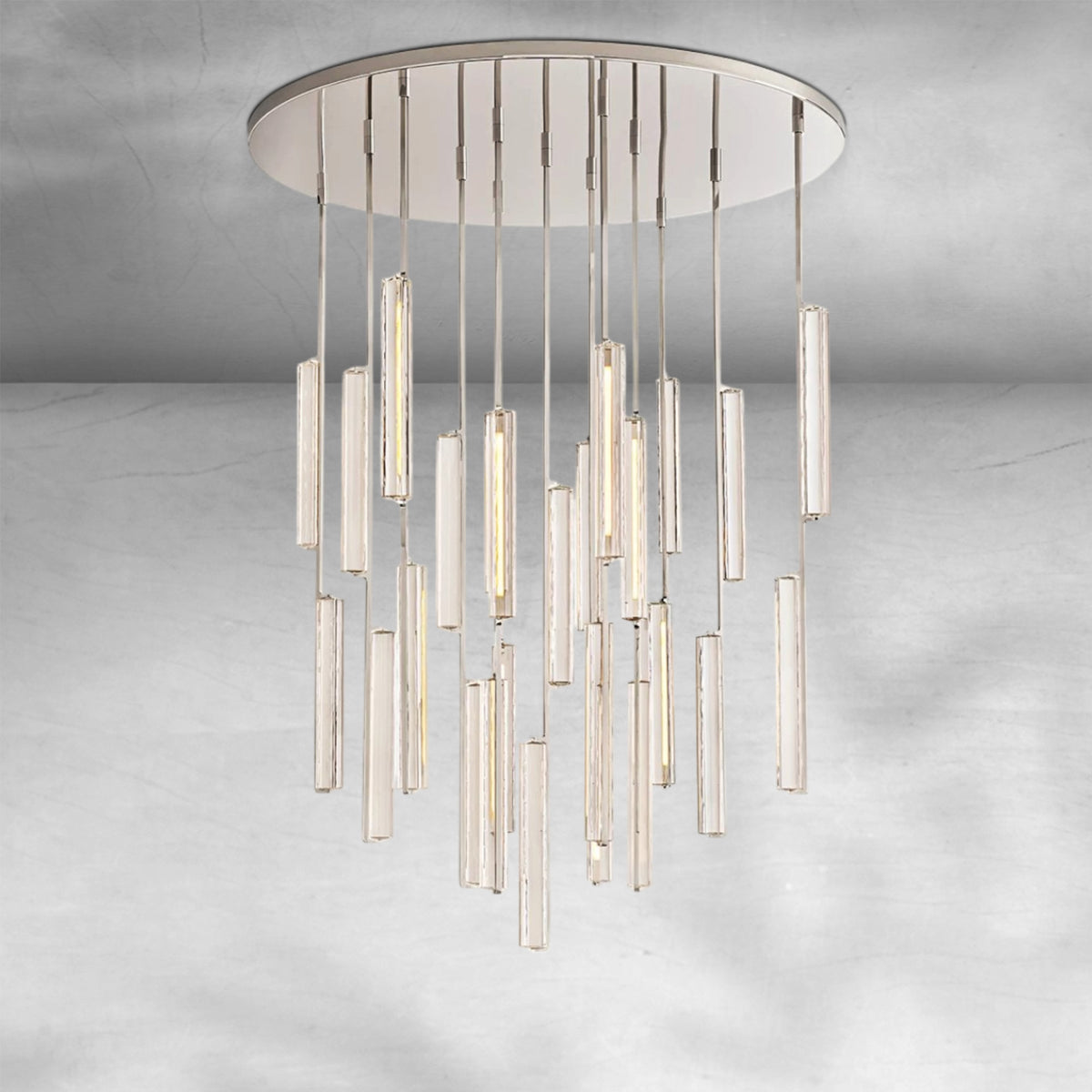 Aureon Crystal Round Chandelier