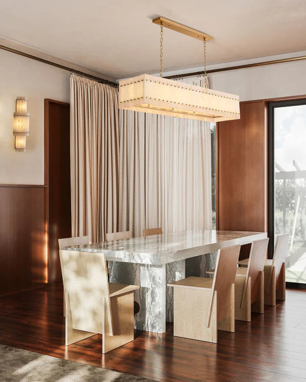 Sienna Marcus Alabaster Linear Chandelier 54''72''