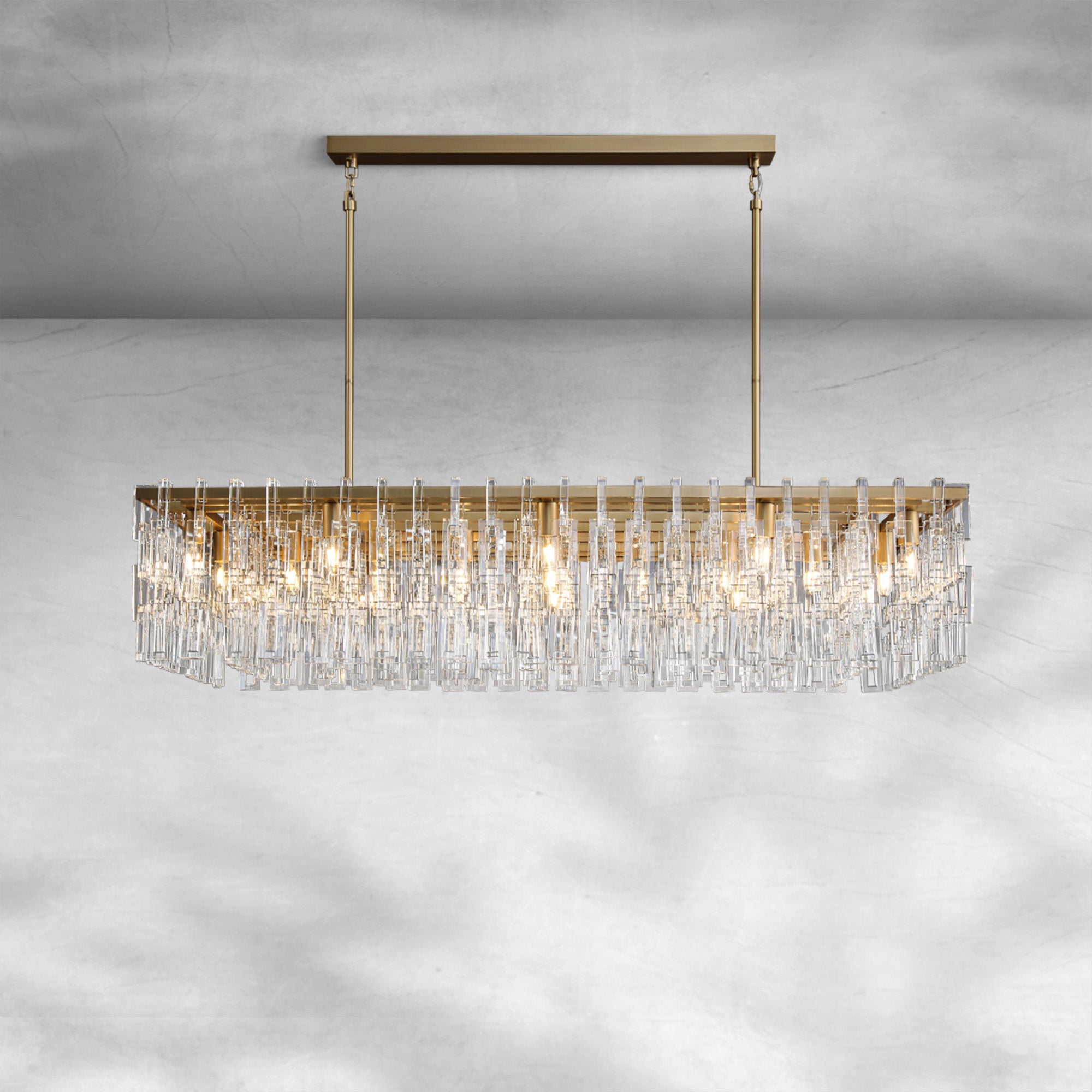 Marigan Modern Rectangular Chandelier 60"