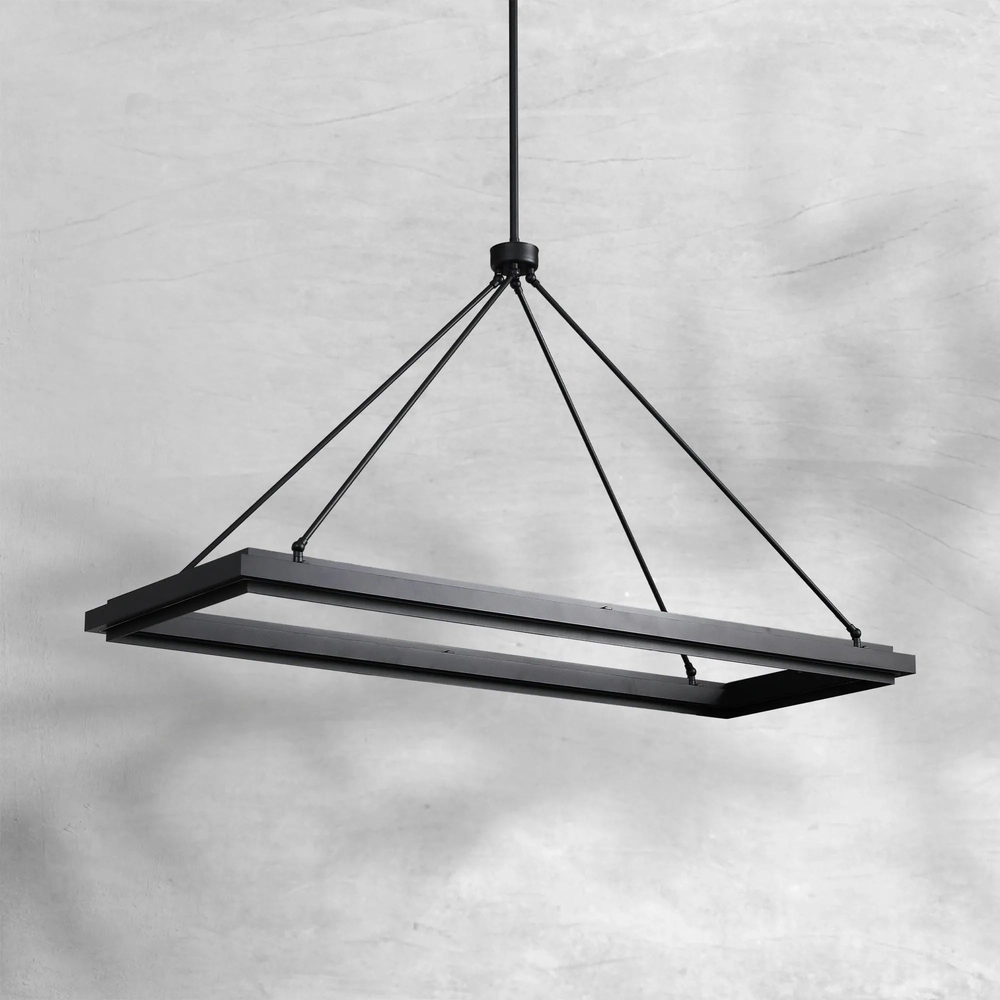 Peral Rectangular Chandelier 48" 62“
