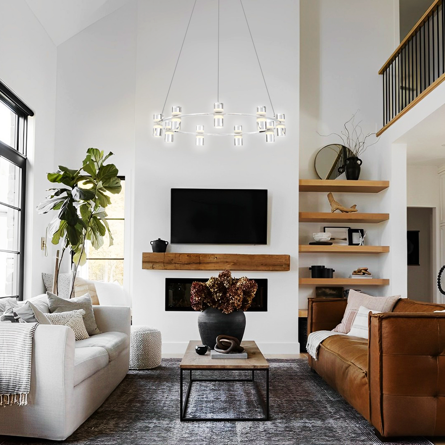 Sharon Chandelier 24.8" 32.8"W