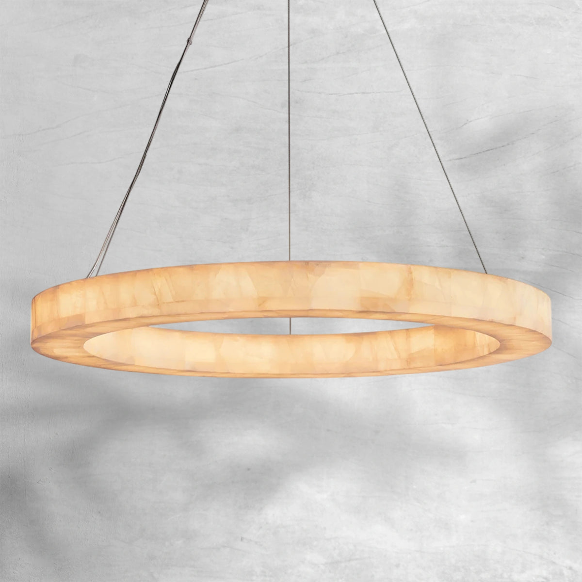 Riora Calcite Round Chandelier 31"40"60"