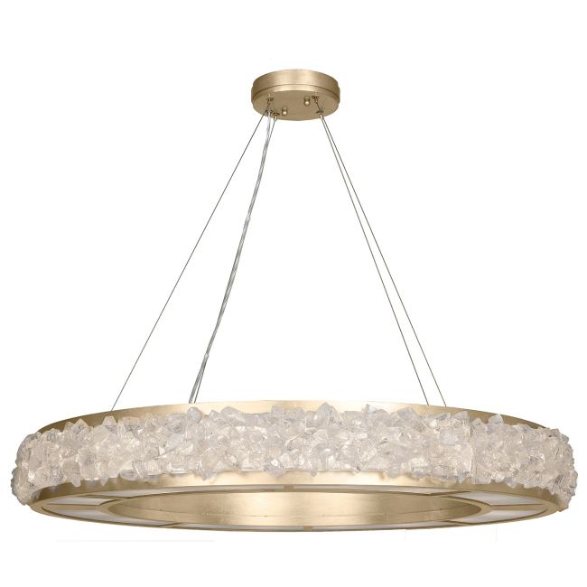 Citrine Halo Crystal Chandelier