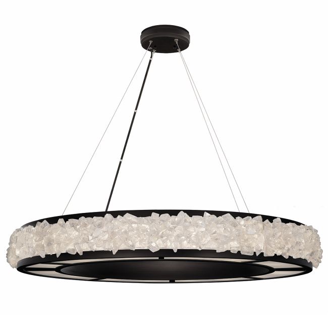 Citrine Halo Crystal Chandelier