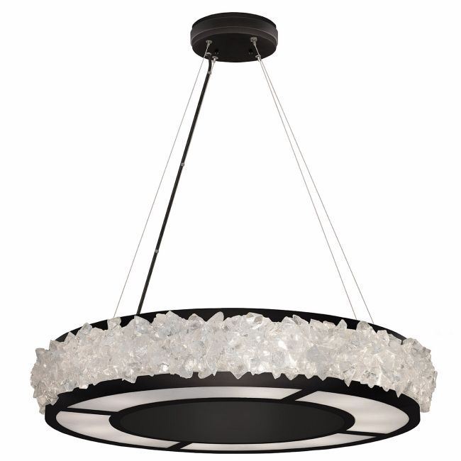 Citrine Halo Crystal Chandelier