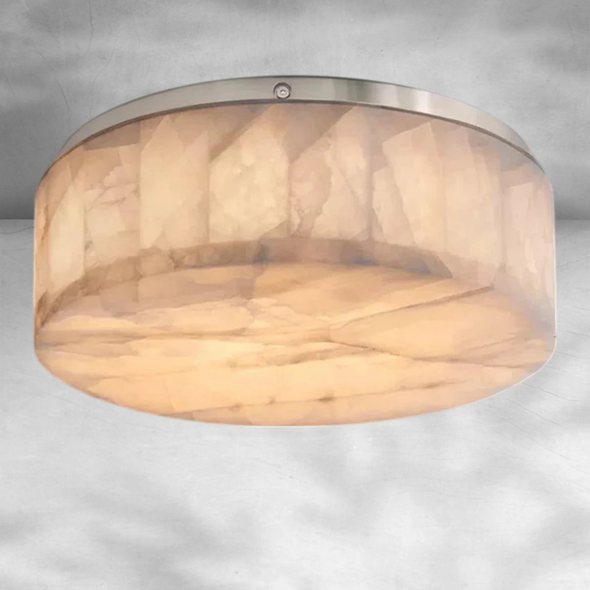 Riora Calcite Round Flushmount 6"10"14"