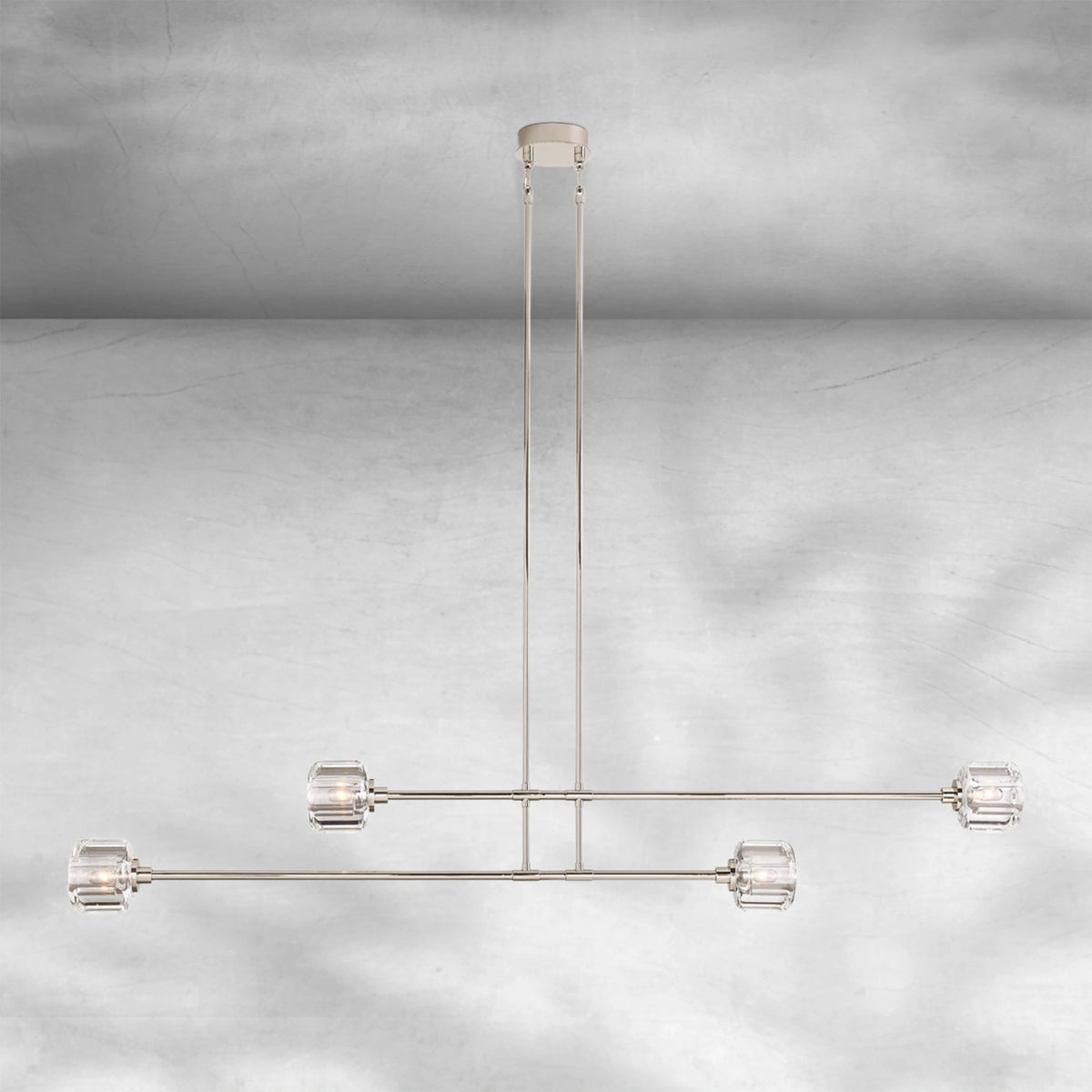 Delume Mobile Linear Chandelier 54" 72"