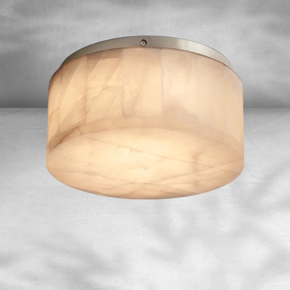 Riora Calcite Round Flushmount 6"10"14"