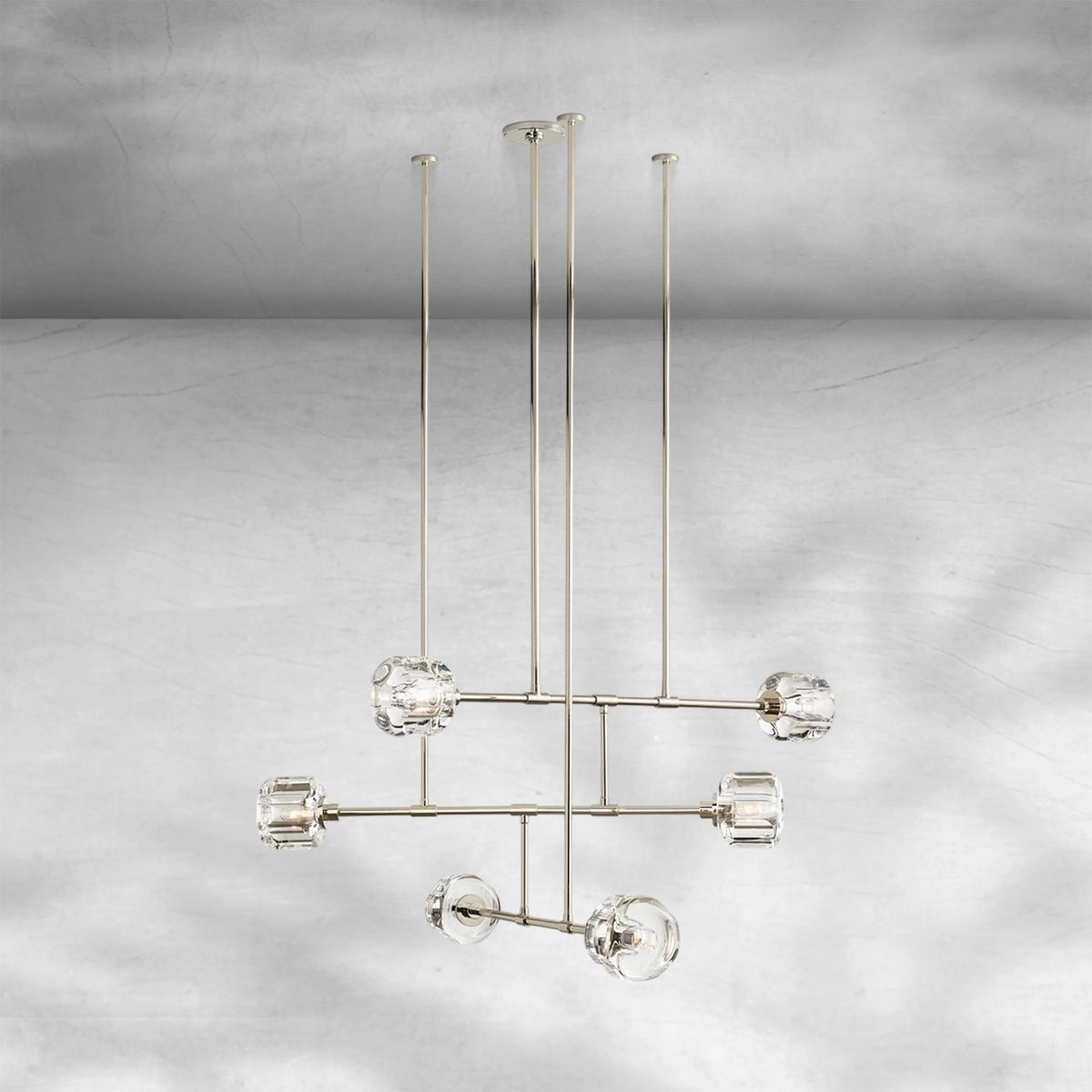 Delume Mobile Round Chandelier 48" 62"