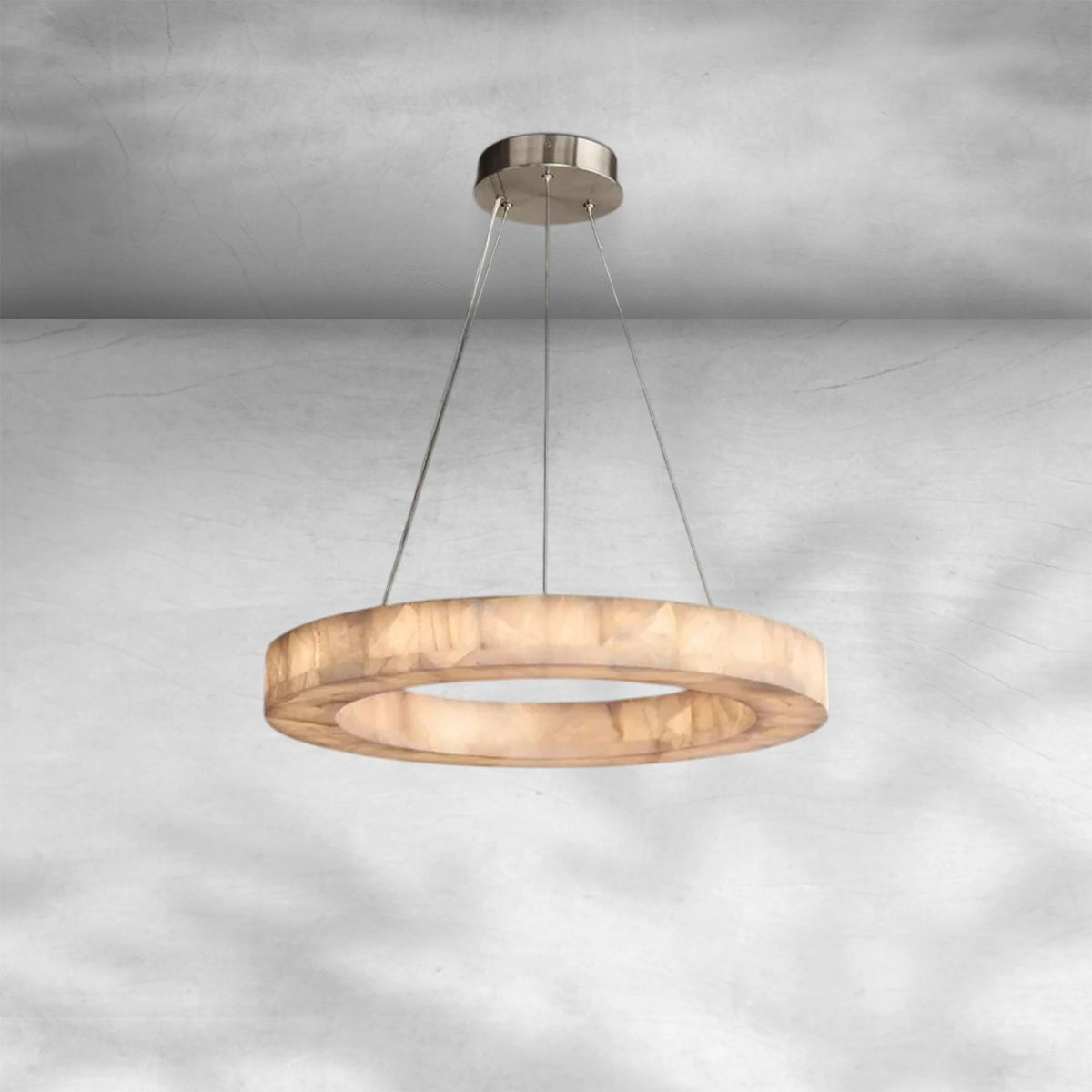 Riora Calcite Round Chandelier 31"40"60"