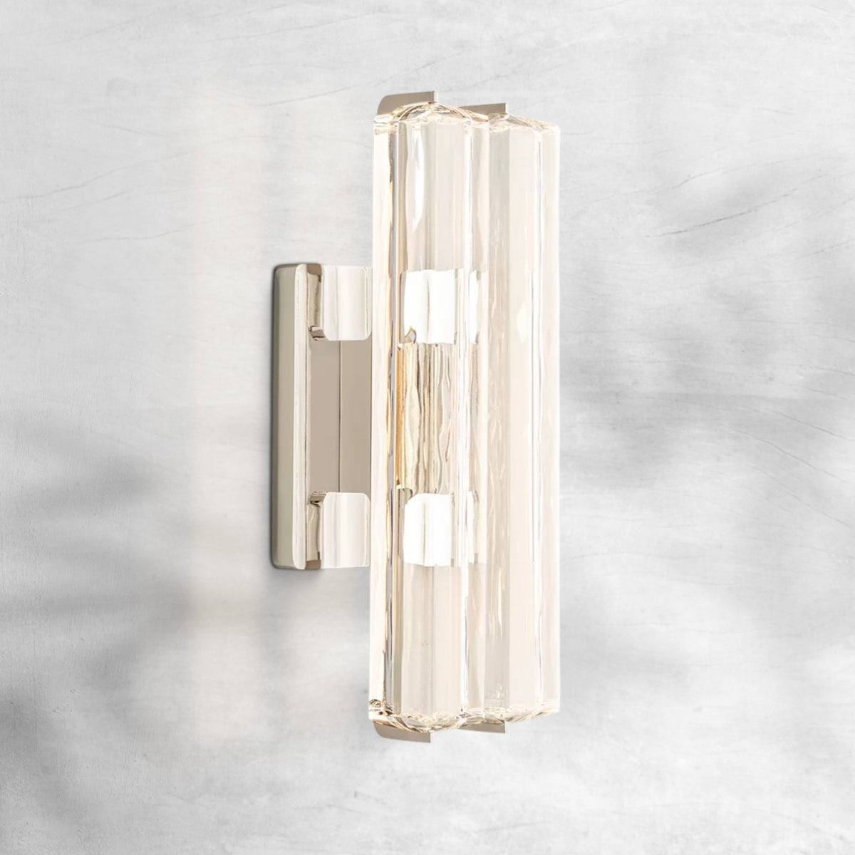 Aureon Crystal Double Sconce