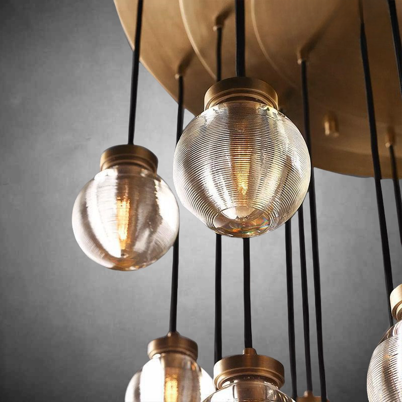 Perla Round Chandelier 22"