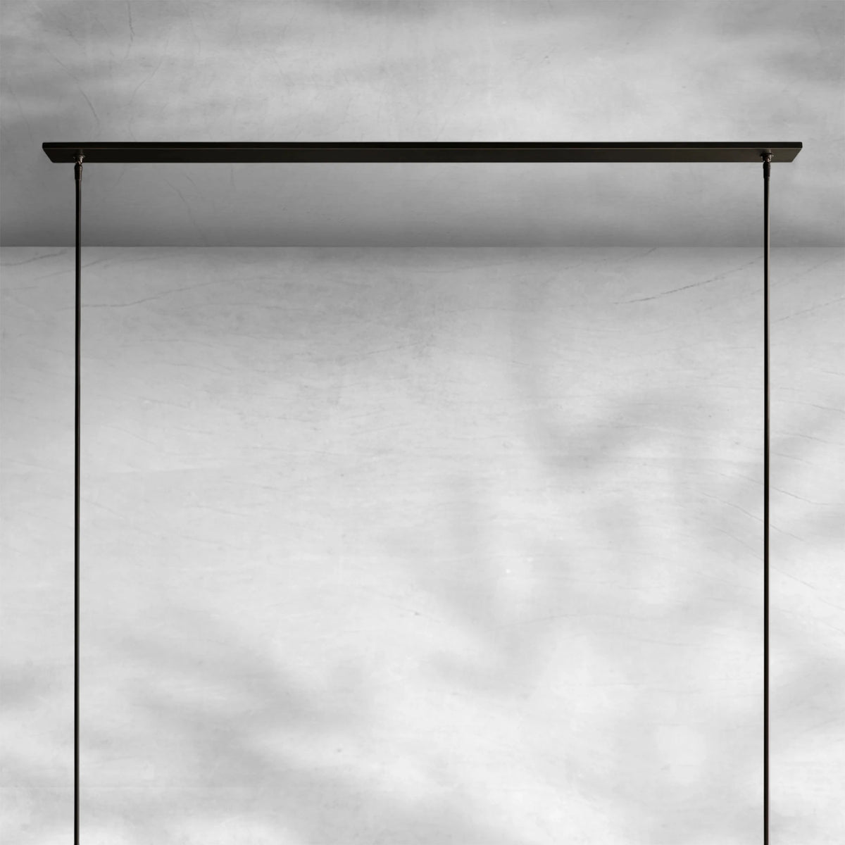 Ravion Linear Milk Glass Chandelier