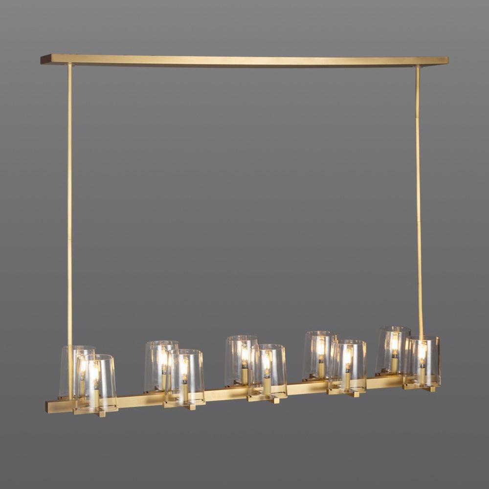 Prism Modern Linear Chandelier 49"60"