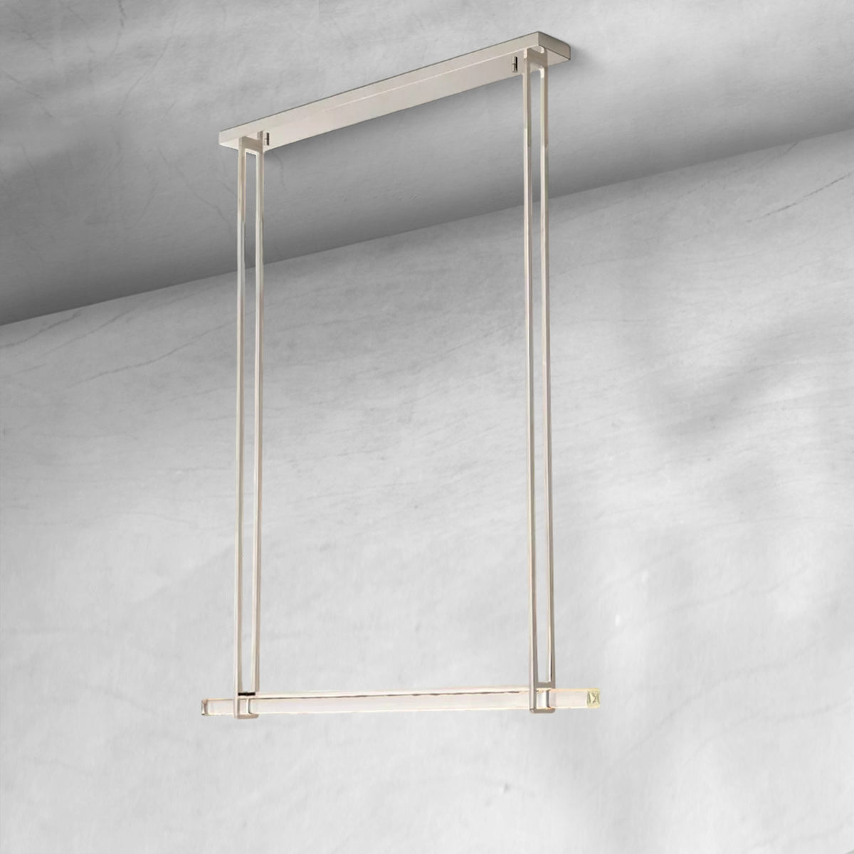 Aureon Crystal Single Bar Linear Chandelier