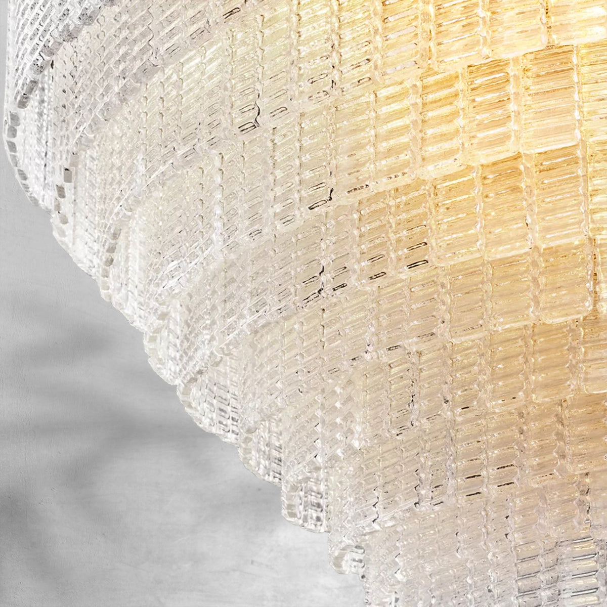 Selene Clear Glass Round Chandelier 52"