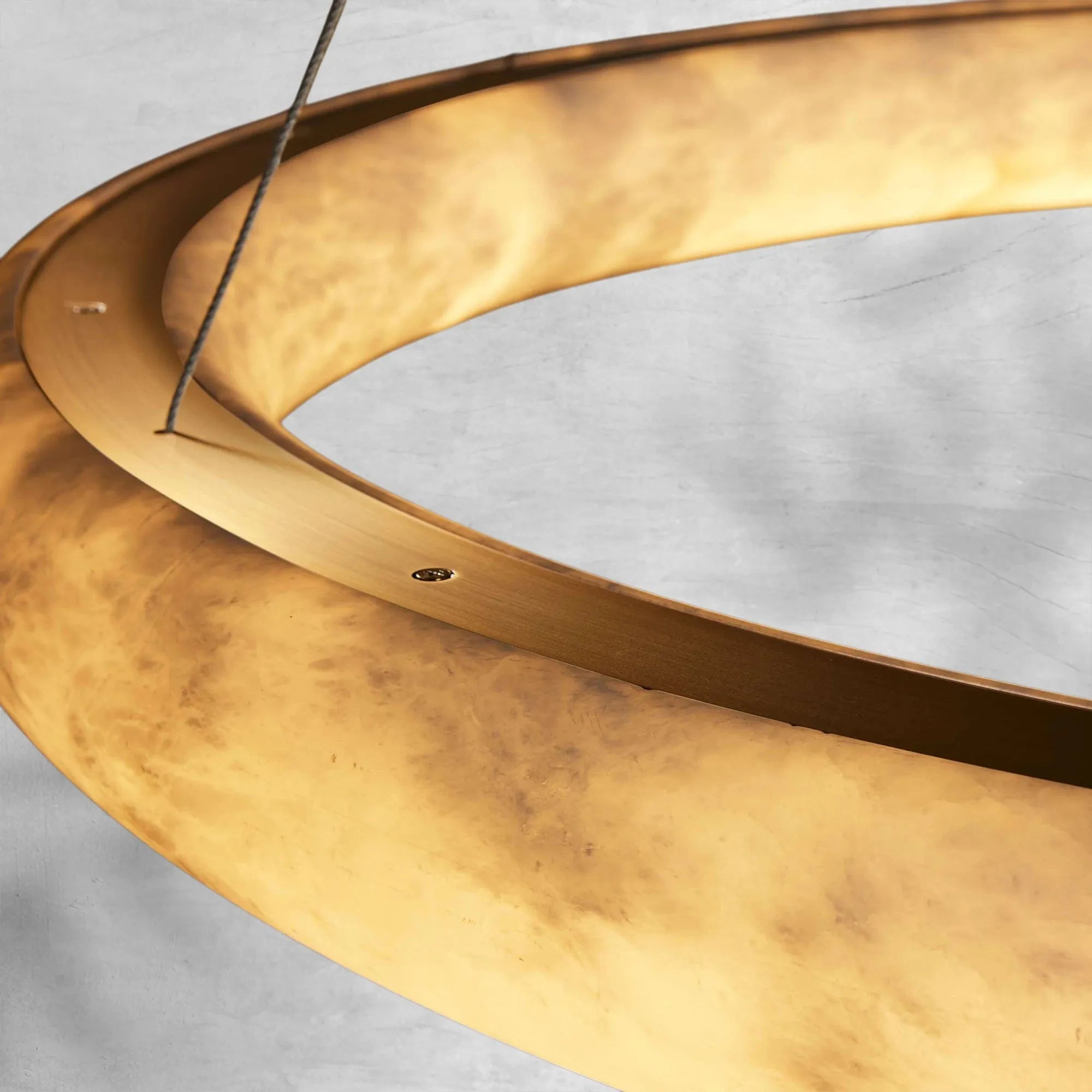 Halima Halo Alabaster Chandelier