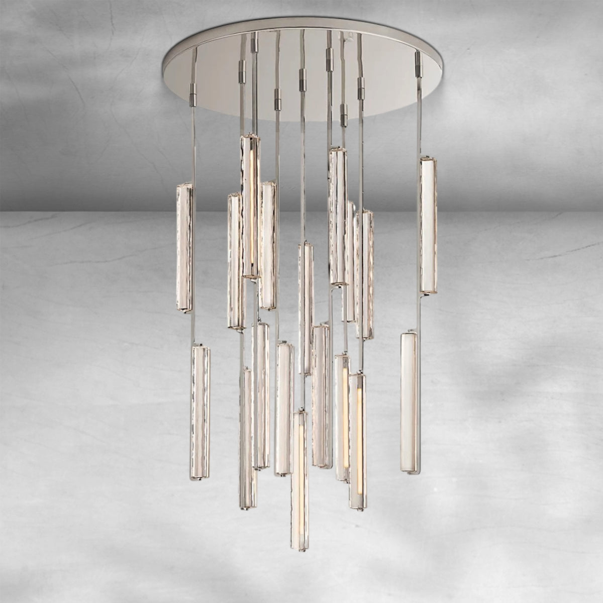 Aureon Crystal Round Chandelier