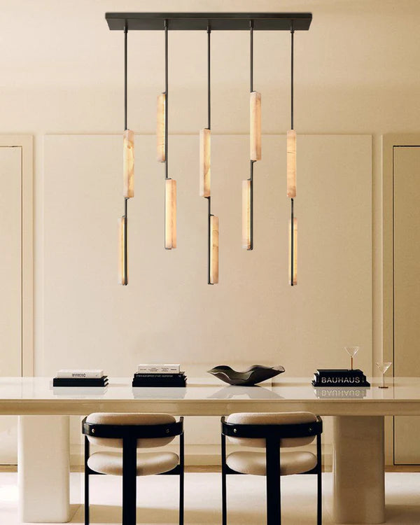 Aureon Alabaster Linear Chandelier