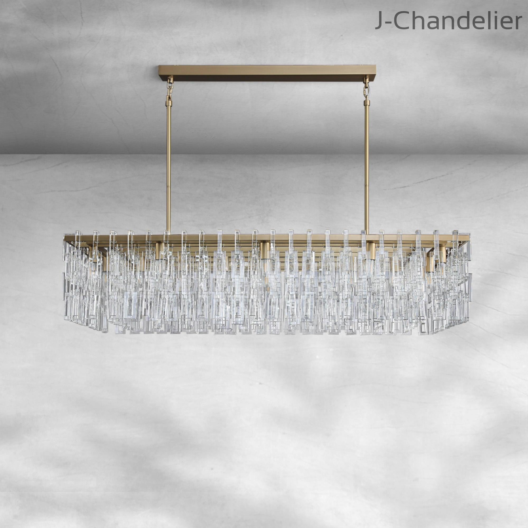 Marigan Modern Rectangular Chandelier 60"