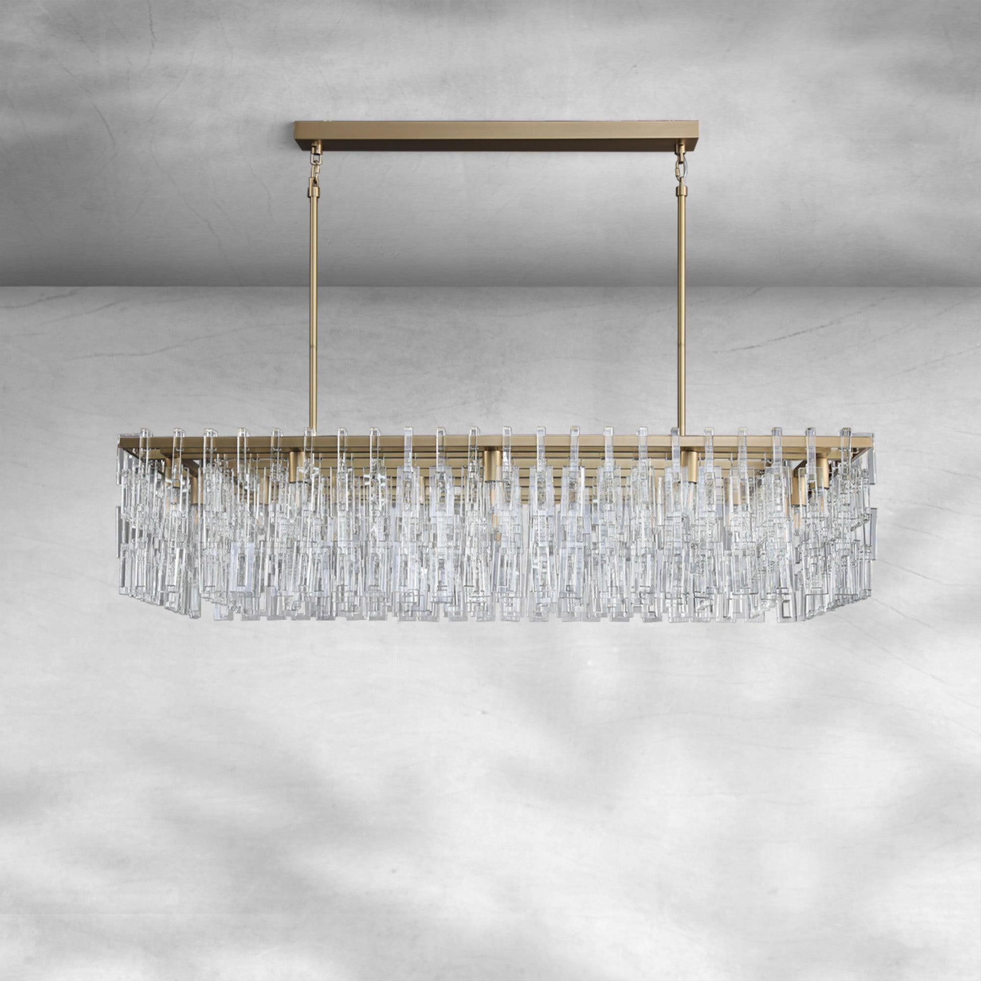 Marigan Modern Rectangular Chandelier 60"