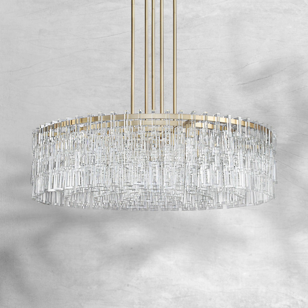 Montis Modern Round Chandelier 48"