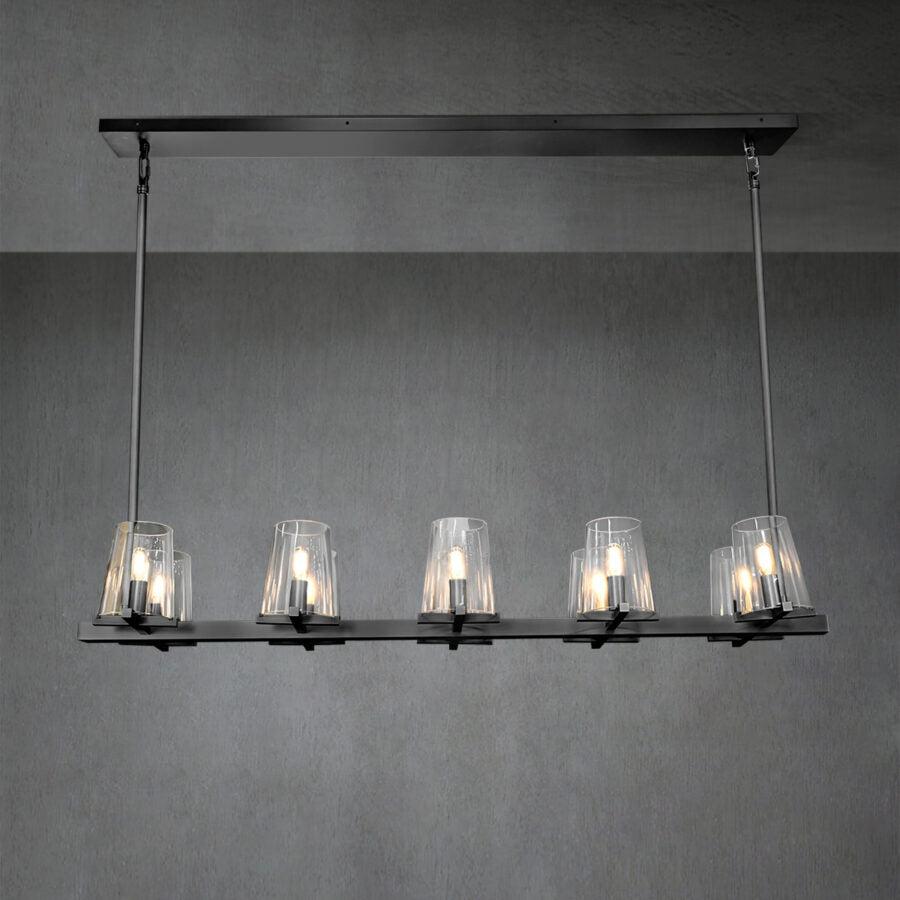 Prism Modern Linear Chandelier 49"60"