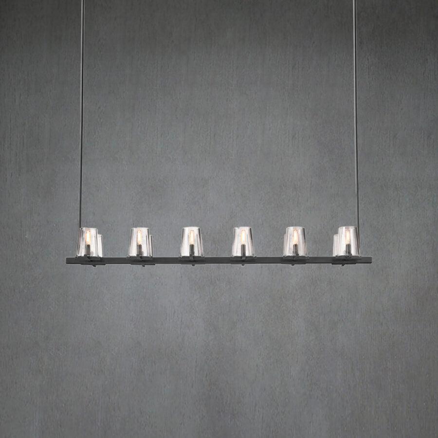 Prism Modern Linear Chandelier 49"60"