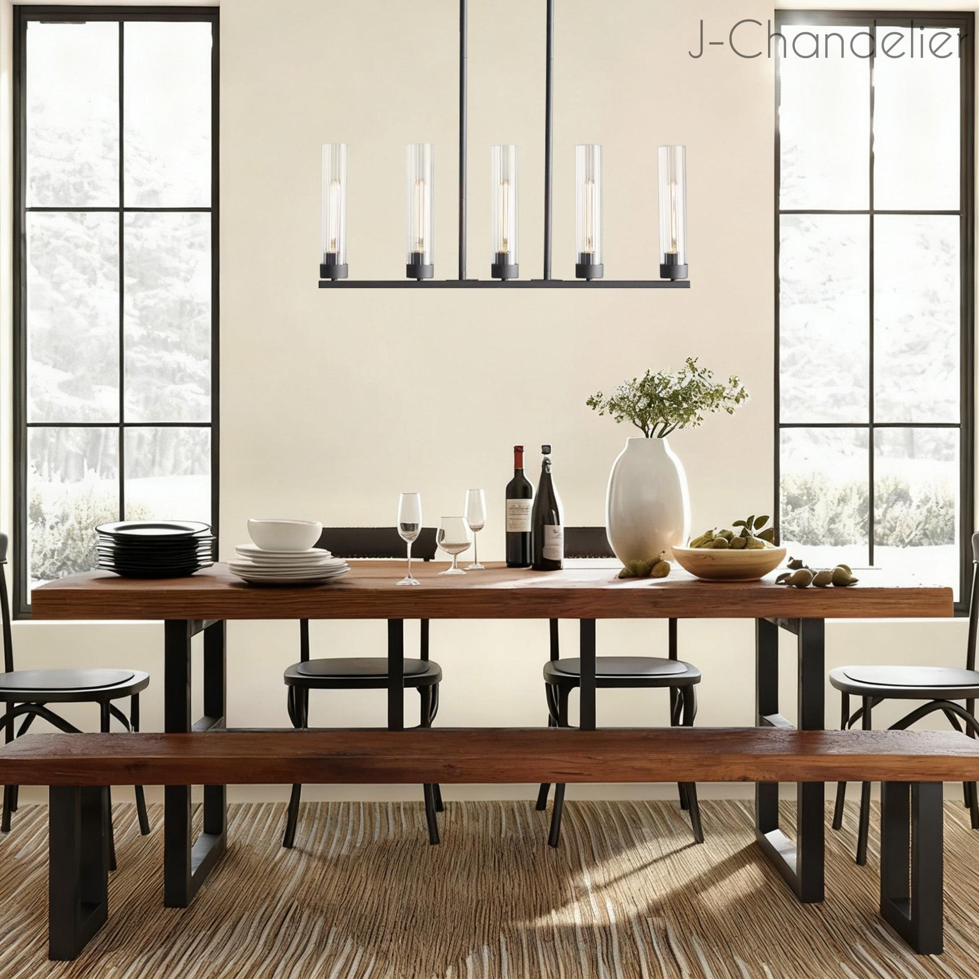 Andreas Linear Chandelier 5/7/8 Light