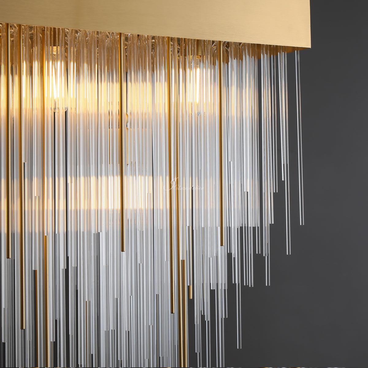 Caelix Rectangular Chandelier 54"