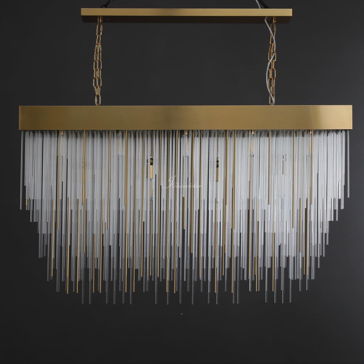 Caelix Rectangular Chandelier 54"