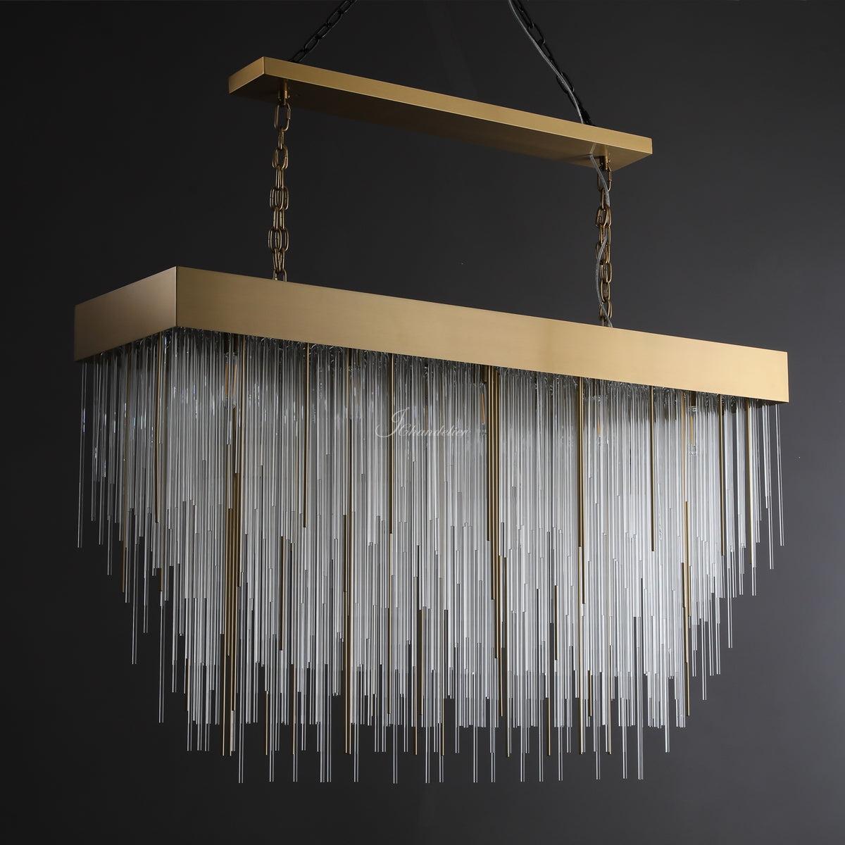 Caelix Rectangular Chandelier 54"