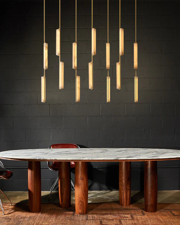 Aureon Alabaster Linear Chandelier