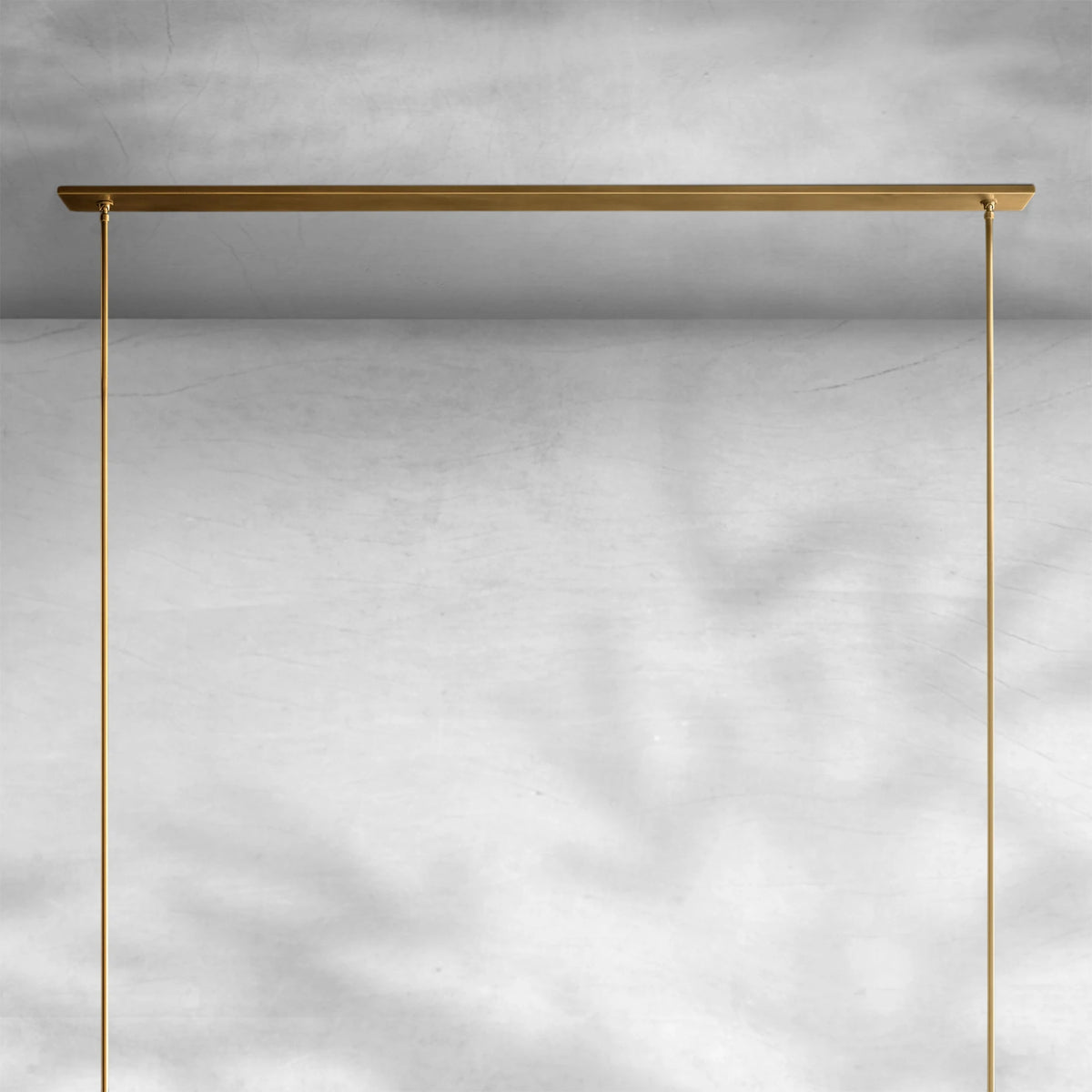 Ravion Linear Milk Glass Chandelier