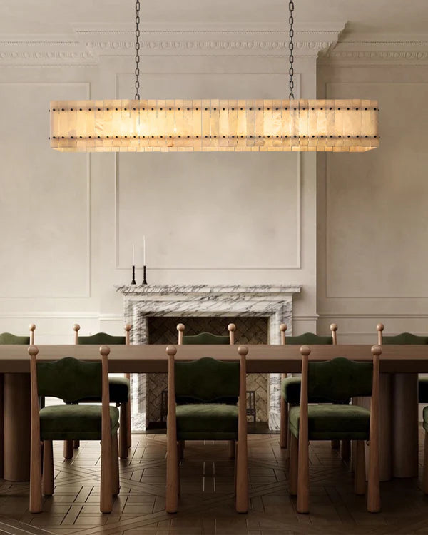 Sienna Marcus Alabaster Linear Chandelier 54''72''