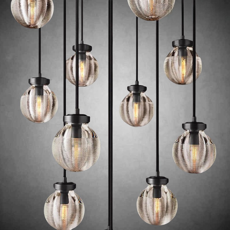 Perla Round Chandelier 38"