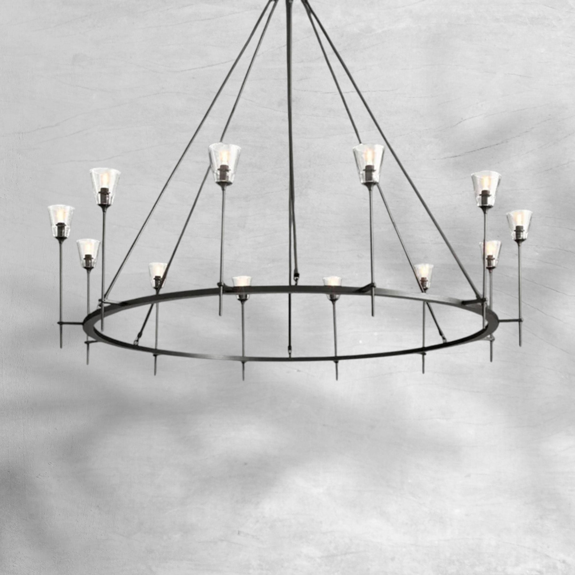 Torcho Round Chandelier 70"