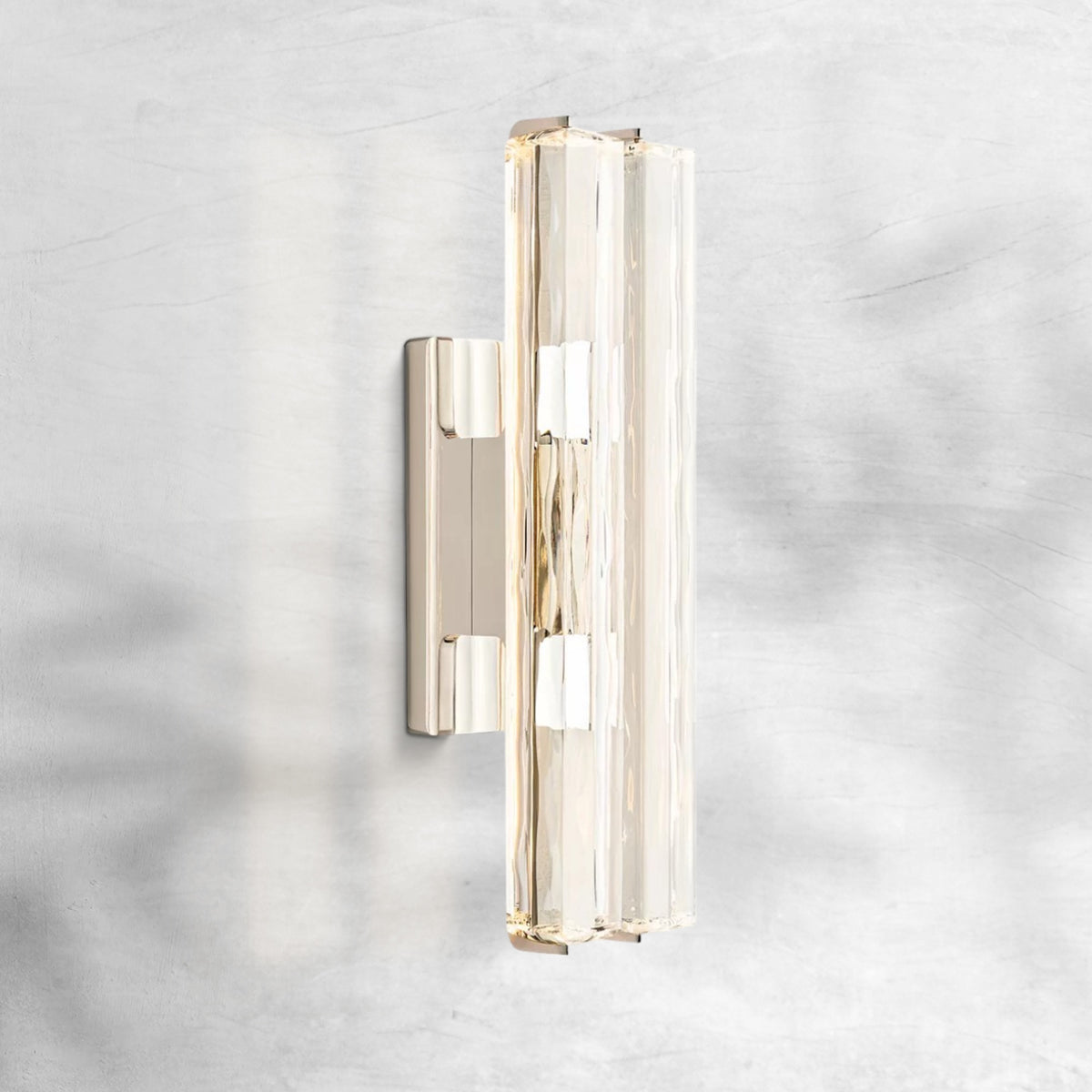 Aureon Crystal Double Sconce