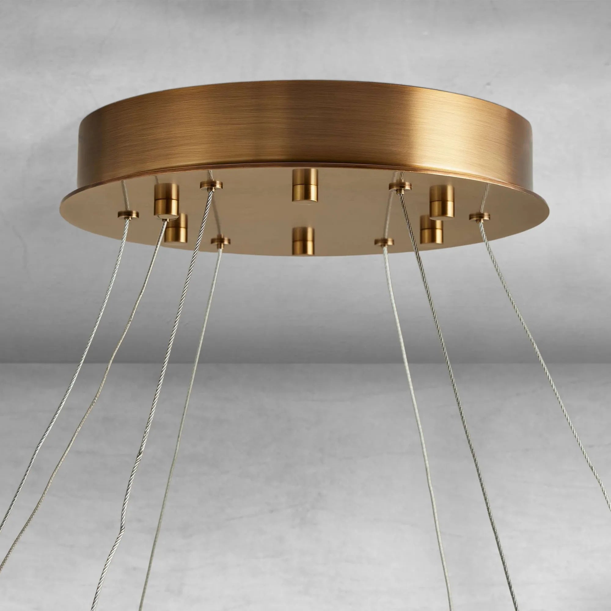 Halima Halo Alabaster Chandelier