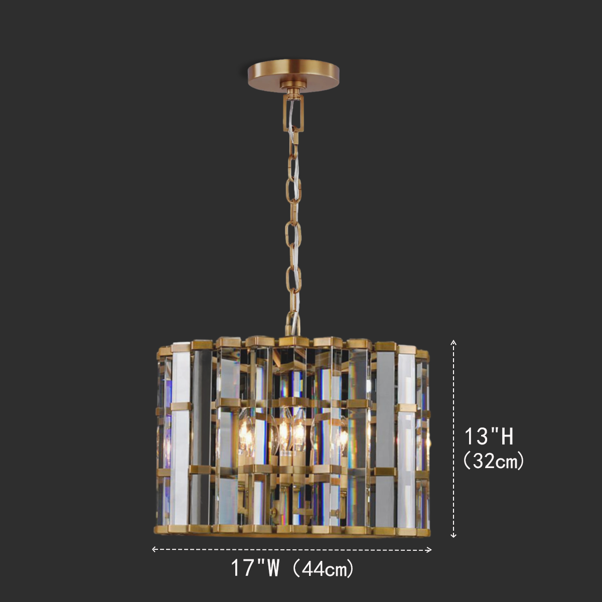 Nigun Round Chandelier - Melin Lamps