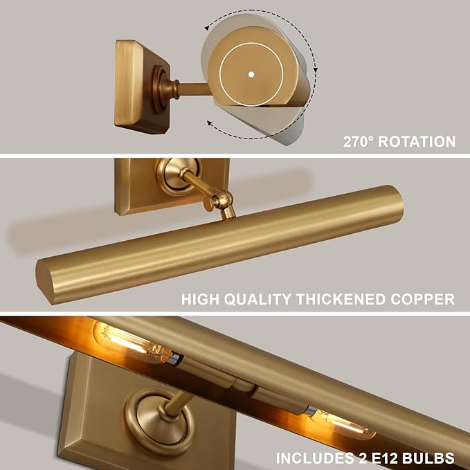 JC Brass Picture Light
